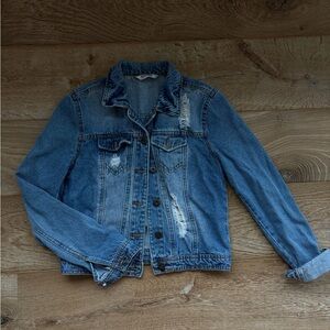 Distressed Jean Jacket